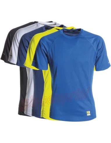 T-SHIRT À MANCHES COURTES TECHNIQUE SPORTIF HOMME 100% DRYTECH PAYPER RUNNING