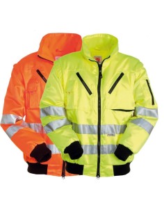 BLOUSON VESTE DE TRAVAIL HIVER REMBOURRÉ HAUTE VISIBILITÉ PAYPER STREET
