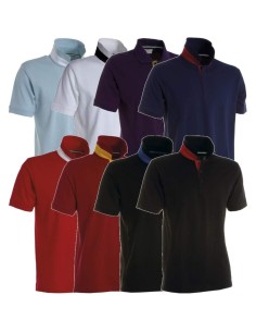 POLO ŽÇ MANCHES COURTES HOMME 100% COTON PAYPER TEAM