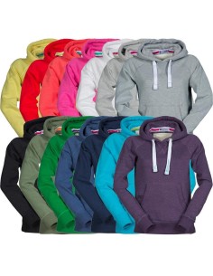 1 - Sweat-Shirt Pour Femme Avec Capuche Coton Manche Raglan Payper Tokyo Lady