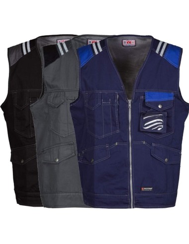 GILET DE TRAVAIL PÊCHE CHASSE CAMPING RANDONNEE COTON PAYPER TUCSON