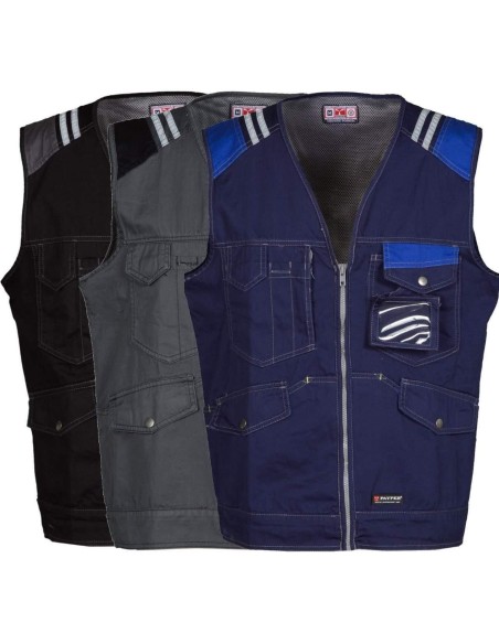 GILET DE TRAVAIL PÊCHE CHASSE CAMPING RANDONNEE COTON PAYPER TUCSON