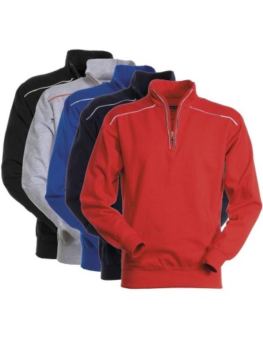 SWEAT-SHIRT POUR HOMME DEMI ZIP COTON MANCHES LONGUES PAYPER VANCOUVER
