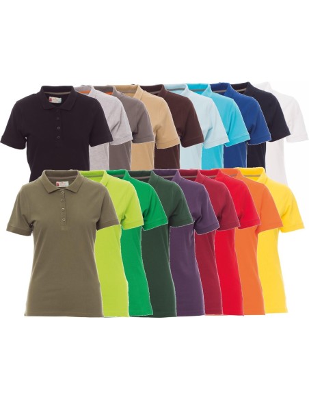 POLO À MANCHES COURTES FEMME 100% COTON PAYPER VENICE LADY