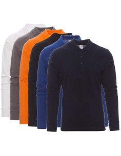 POLO À MANCHES LONGUES HOMME 100% COTON PAYPER VERONA