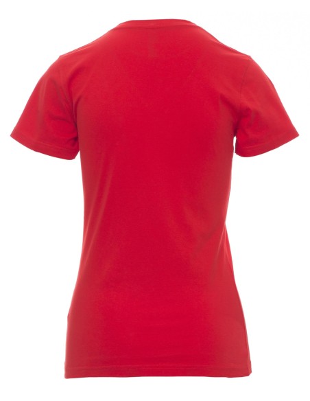 T-SHIRT COL V À MANCHES COURTES FEMME 100% COTON PAYPER V-NECK LADY