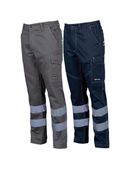 PANTALON DE TRAVAIL BANDES R&Eacute;FL&Eacute;CHISSANTES UNISEX PAYPER WORKER REFLEX
