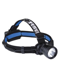 Lampe frontale elastique led casque 120lm fervi 0493/2