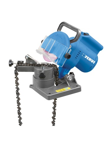 Affûteuse électrique de chaîne scie pour tronçonneuse 250w fervi 0502