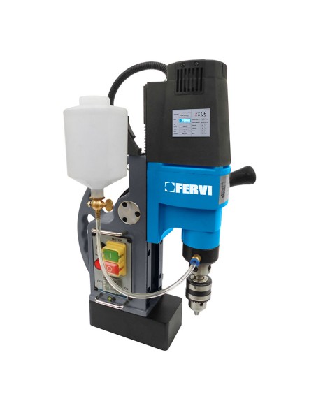 Perceuse magnétique percage colonne 230v 900w fervi 0518/20