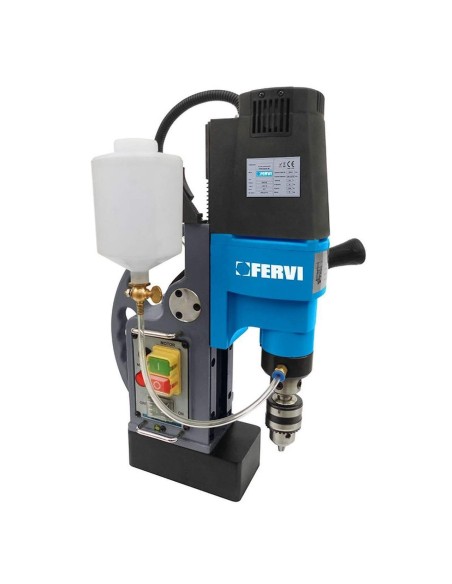 Perceuse magnétique percage colonne 230v 900w fervi 0518/20