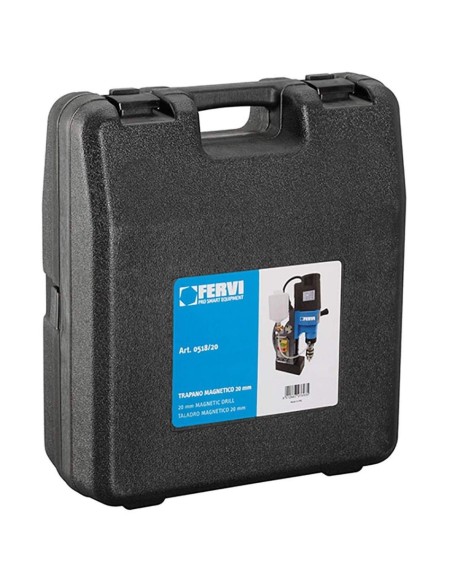 Perceuse magnétique percage colonne 230v 900w fervi 0518/20