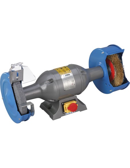 Touret à meuler combiné 1 meule 1 brosse 750 w fervi 0556