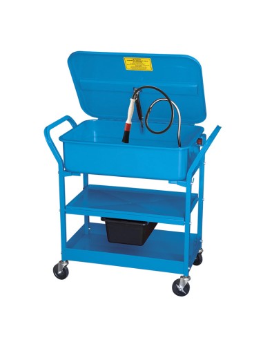 Fontaine de nettoyage 60l lavage de pièces mécaniques fervi 0232