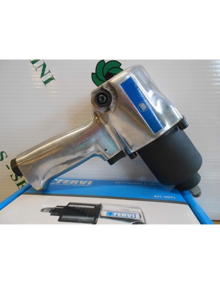 Cle a chocs pneumatique visseuse boulonneuse 1/2" 610 nm fervi 0571