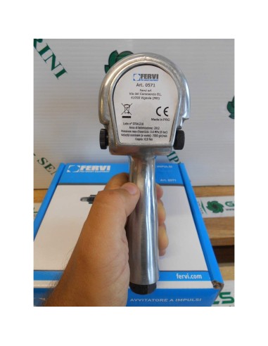 Cle a chocs pneumatique visseuse boulonneuse 1/2" 610 nm fervi 0571