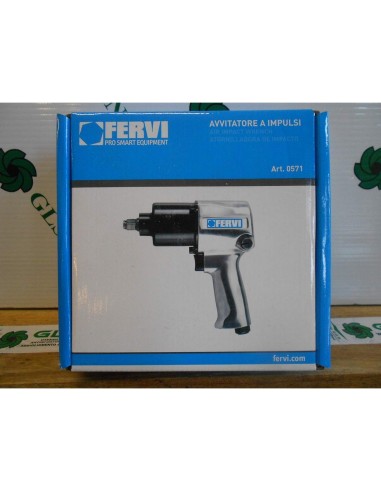 Cle a chocs pneumatique visseuse boulonneuse 1/2" 610 nm fervi 0571