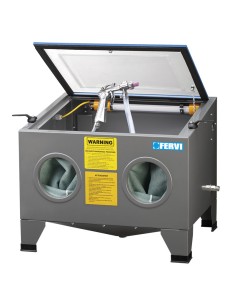 Cabine de sablage sableuse banc aspirateur fervi 0580