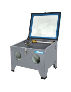 Cabine de sablage sableuse banc aspirateur fervi 0580s