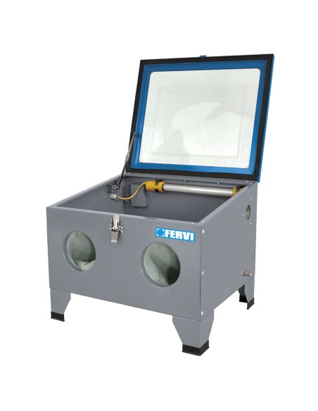 Cabine de sablage sableuse banc aspirateur fervi 0580s