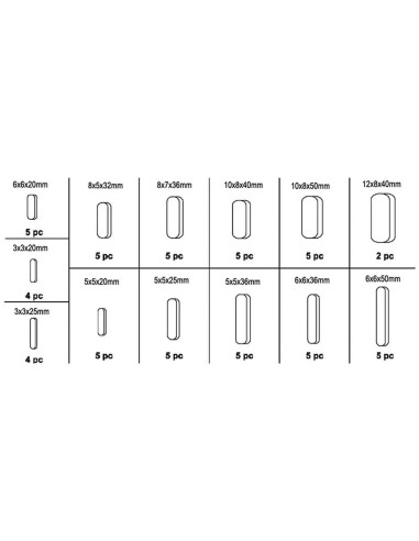 Assortiment 60 clés à douilles fervi 0257