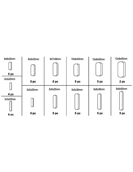 Assortiment 60 clés à douilles fervi 0257