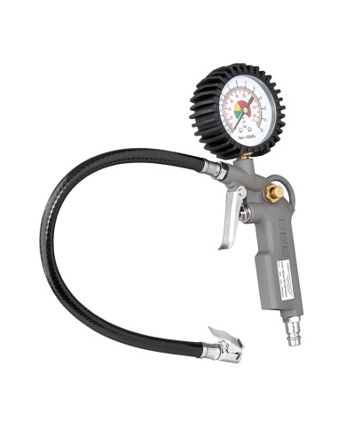 Manometre jauge de pression d'air pneu gonflage pneumatique fervi 0608