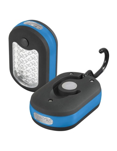 24+3 LED LAMPE DE POCHE TORCHE MAGNETIQUE PORTABLE AVEC CROCHET FERVI O291