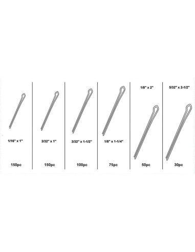 Coffret de 555 goupilles goupille fervi 0294