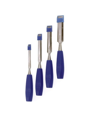 Jeu 4 gouges ciseaux outils a bois fervi 0300