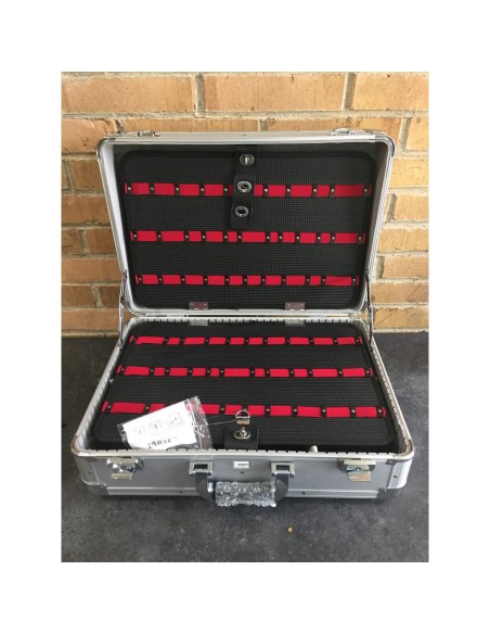 Valise mallette malette outils en aluminium de travail fervi 0680