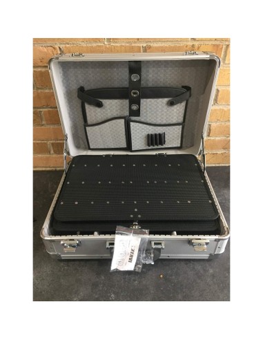 Valise mallette malette outils en aluminium de travail fervi 0680