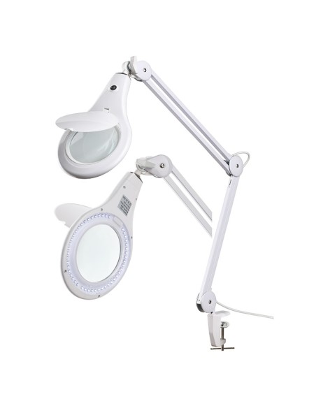Lampe 48 led grossissant travail banc de montage fervi 0366
