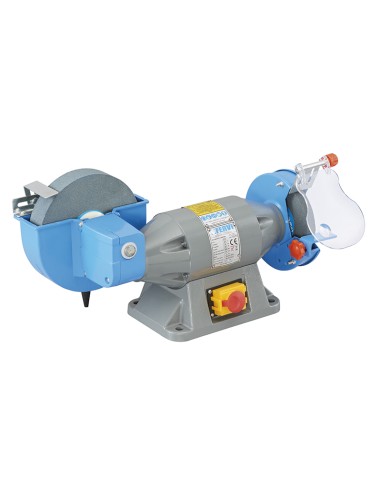 Touret &agrave; meuler avec 1 meule &agrave; eau et &agrave; sec 520w fervi 0377