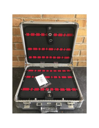 Valise mallette malette outils en aluminium de travail fervi 0681