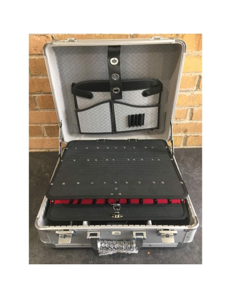 Valise mallette malette outils en aluminium de travail fervi 0681