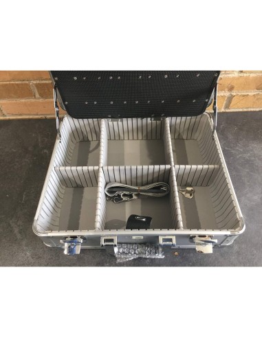 Valise mallette malette outils en aluminium de travail fervi 0681