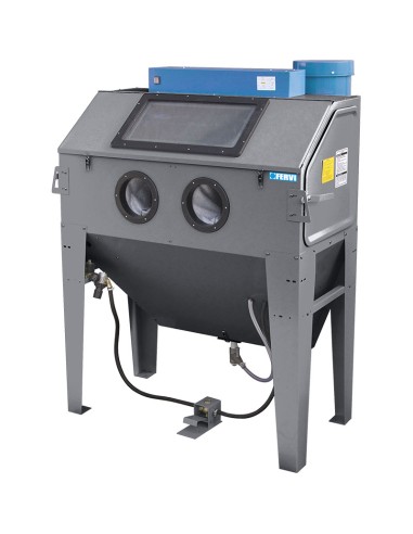 Cabine de sablage sableuse avec aspirateur fervi 0687