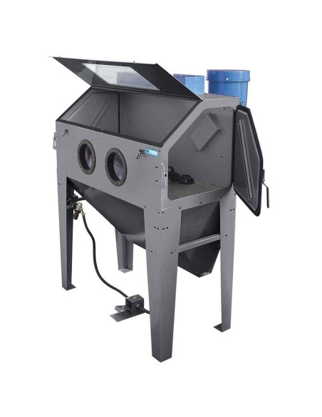 Cabine de sablage sableuse avec aspirateur fervi 0687