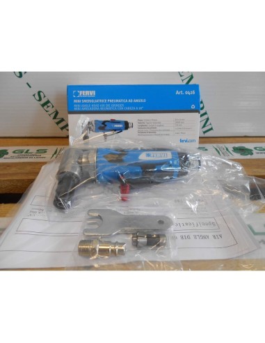 Meleuse pneumatique droite et d'angle 1/4" a air comprime fervi 0416
