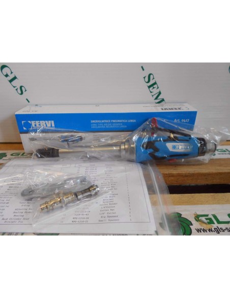 Meuleuse longue pneumatique 1/4" a air comprime fervi 0417