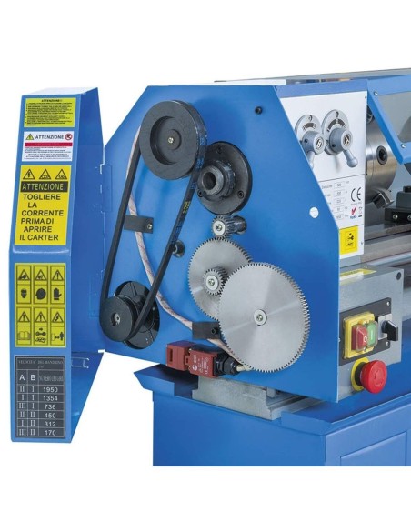 Tour à métaux d'étabil 520 mm avec variateur fervi 0708