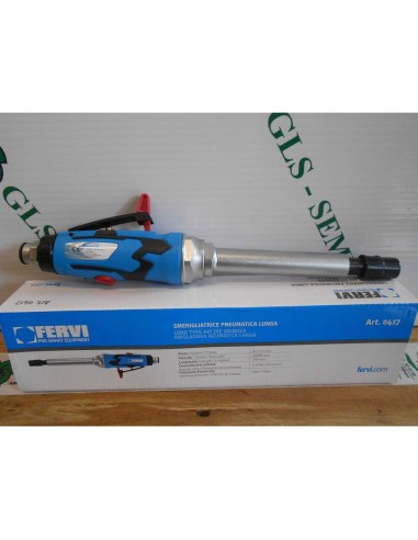 Meuleuse longue pneumatique 1/4" a air comprime fervi 0417