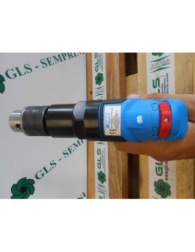 Perceuse pneumatique reversible 3/8" a mandrin 10 mm air comprime fervi 0418