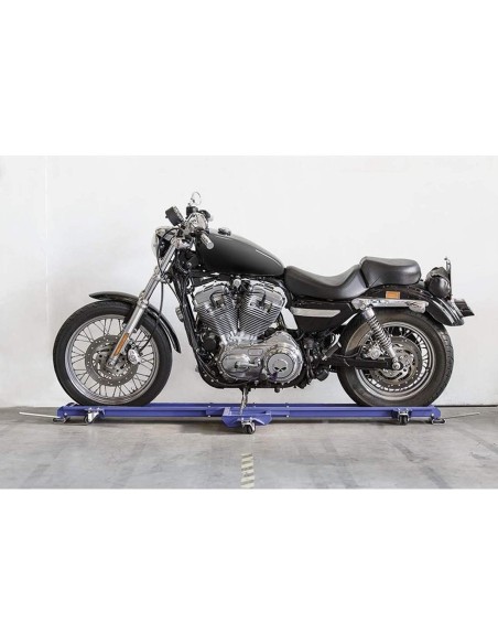 Chariot roulant pour moto à la manoeuvre 300 kg fervi 0430