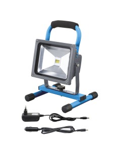 Faretto torcia a led ricaricabile 20w 600/1450 lm professionale Fervi 0445/20