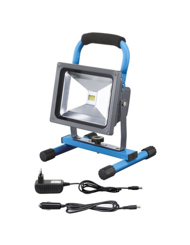 Faretto torcia a led ricaricabile 20w 600/1450 lm professionale Fervi 0445/20