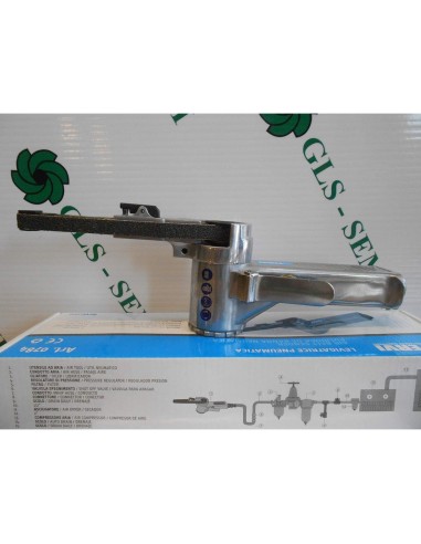 Ponceuse pneumatique à bande 10x330mm ponçage air comprime fervi 0784