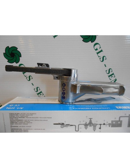 Ponceuse pneumatique à bande 10x330mm ponçage air comprime fervi 0784