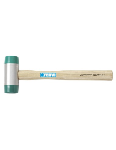 Maillet massette en aluminium tête polyéthylène pe fibre fervi 0808/35